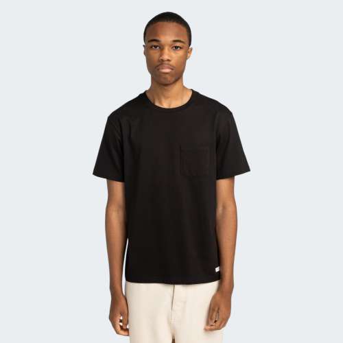 TSHIRT ELEMENT LABEL FLINT BLACK