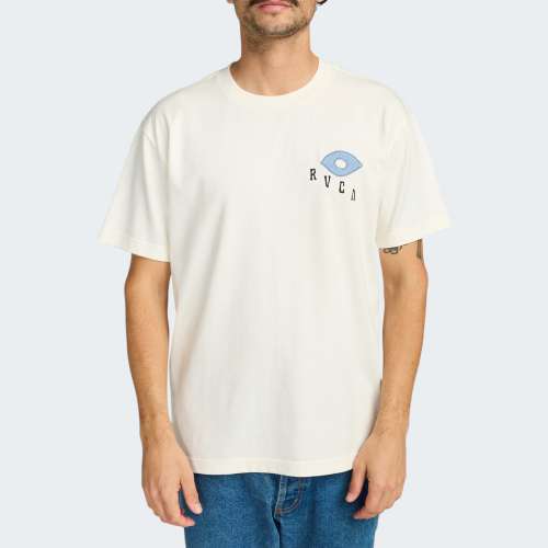 TSHIRT RVCA KEEP GROWING ANTIQUE WHITE
