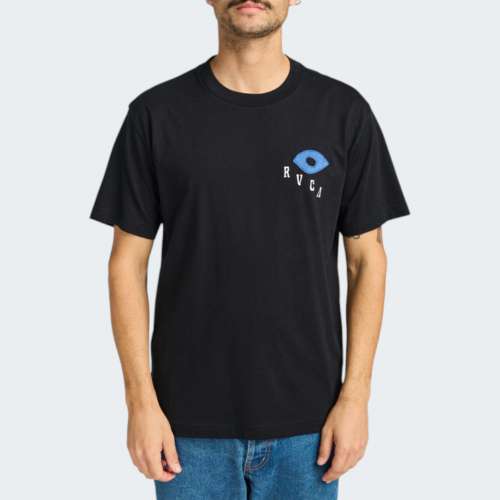TSHIRT RVCA GROWING BLACK