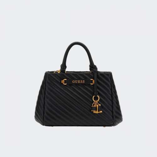 MALA GUESS SELA SMALL GIRLFRIEND SATCHEL BLACK