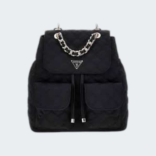 MOCHILA GUESS GIULLY FLAP BLACK