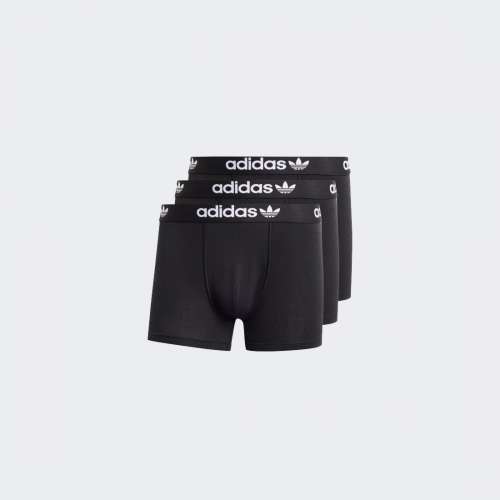 PACK 3 BOXERS ADIDAS CONFORT BLACK/BLACK