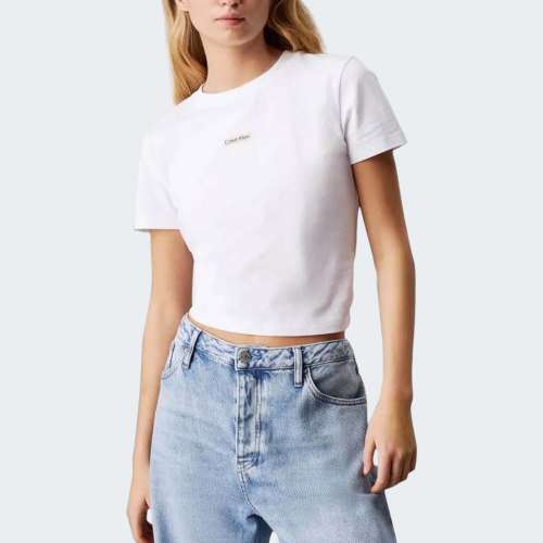 TSHIRT CALVIN KLEIN PLACED WHITE