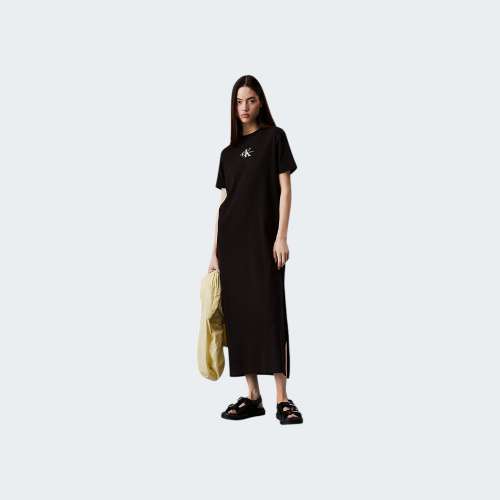 VESTIDO CALVIN KLEIN MONOLOGO CK BLACK