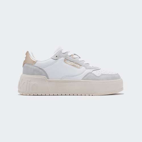 D.FRANKLIN LOW COURT BASIC WHITE/ROSE GOLD