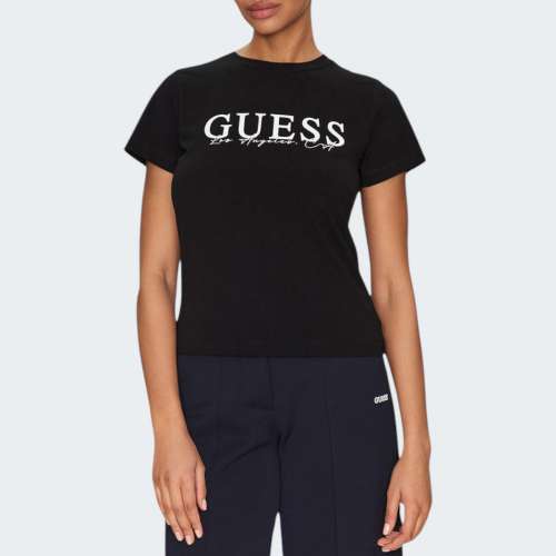 TSHIRT GUESS HEDLEY SS JBLK